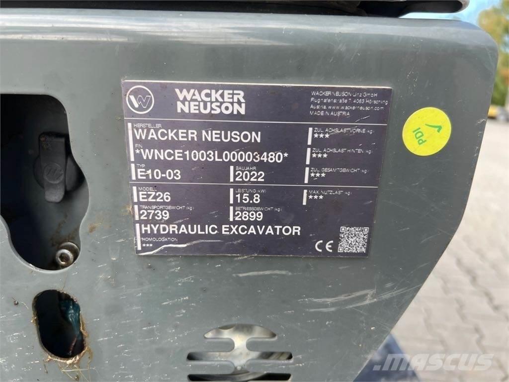 Wacker Neuson EZ26 Bagri goseničarji