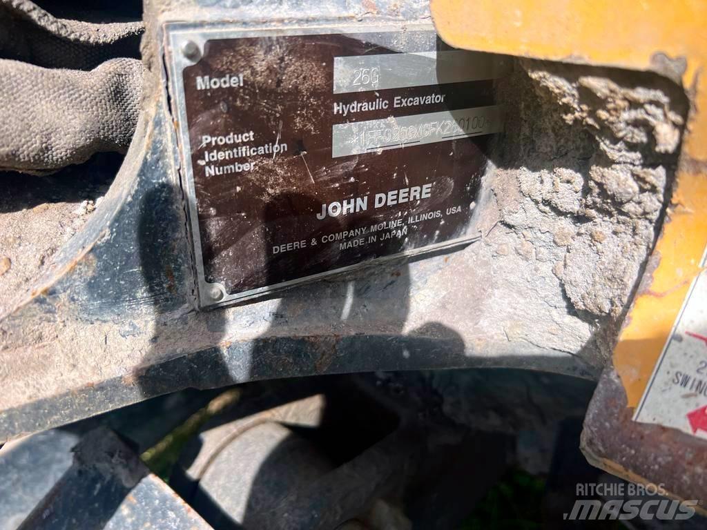 John Deere 26G Mini bagri <7t