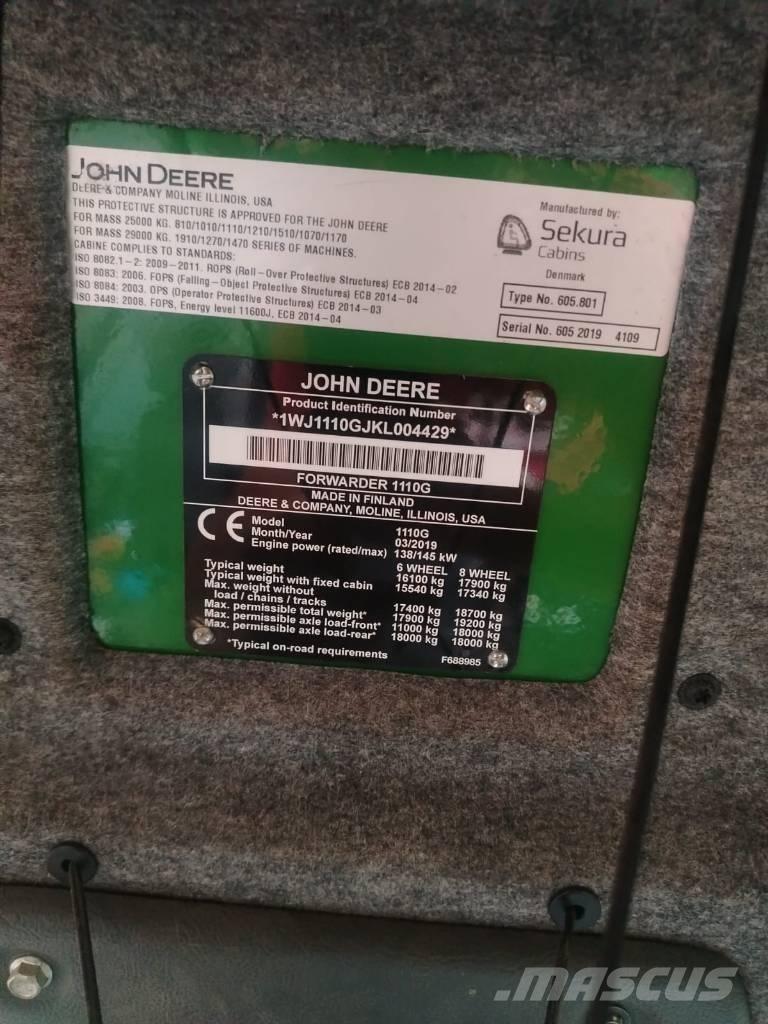 John Deere 1110 Forwarderji