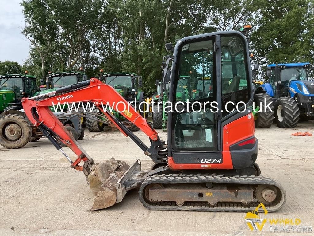 Kubota U 27-4 Mini bagri <7t