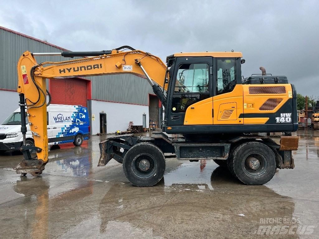 Hyundai HW140 Bagri na kolesih