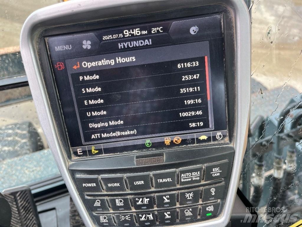 Hyundai HW140 Bagri na kolesih
