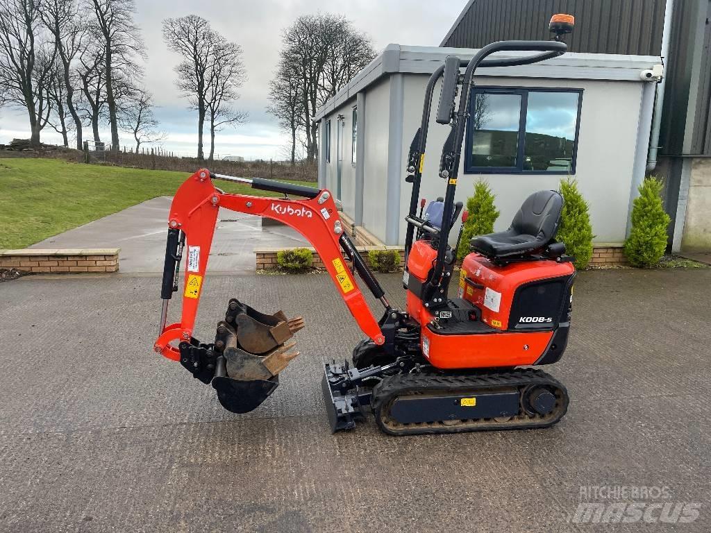 Kubota K008-5 Mini bagri <7t