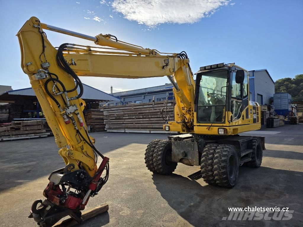 Komatsu PW 160 Bagri na kolesih