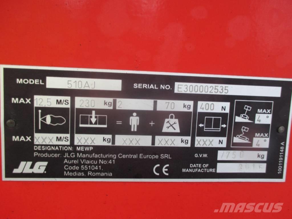 JLG 510 AJ Zglobne dvižne ploščadi