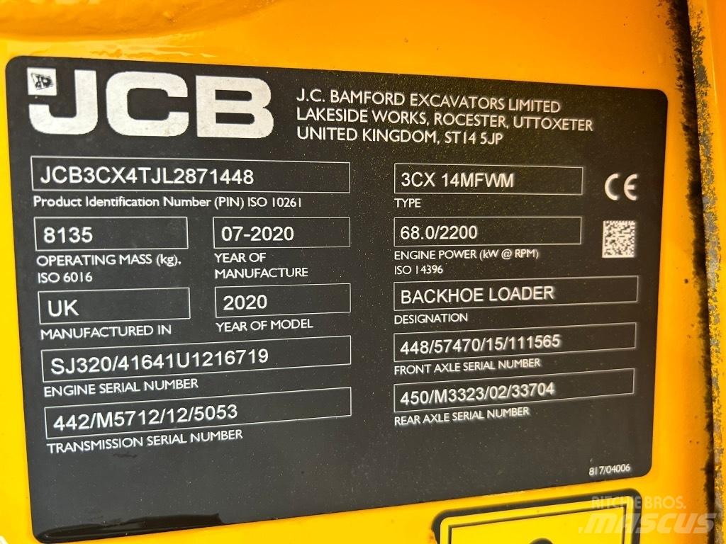 JCB 3CX Air Con Rovokopači