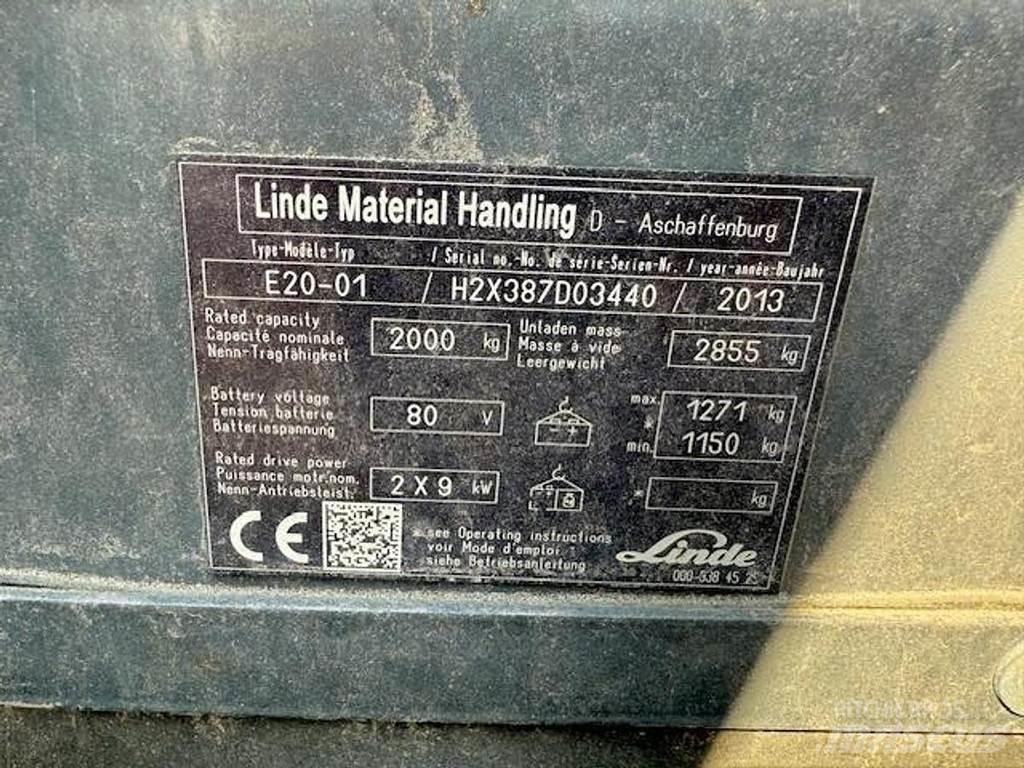 Linde E20-01 Viličarji - drugo