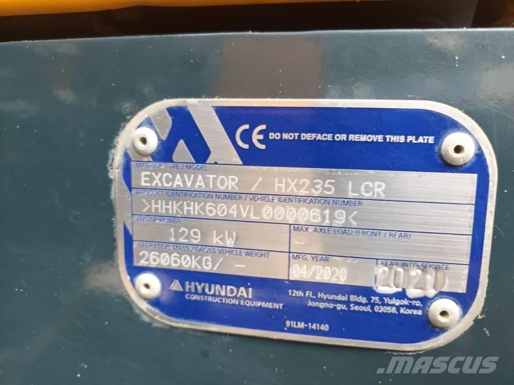 Hyundai HX 235 LCR Bagri goseničarji