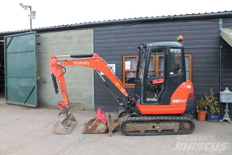 Kubota KX 61-3 Mini bagri <7t