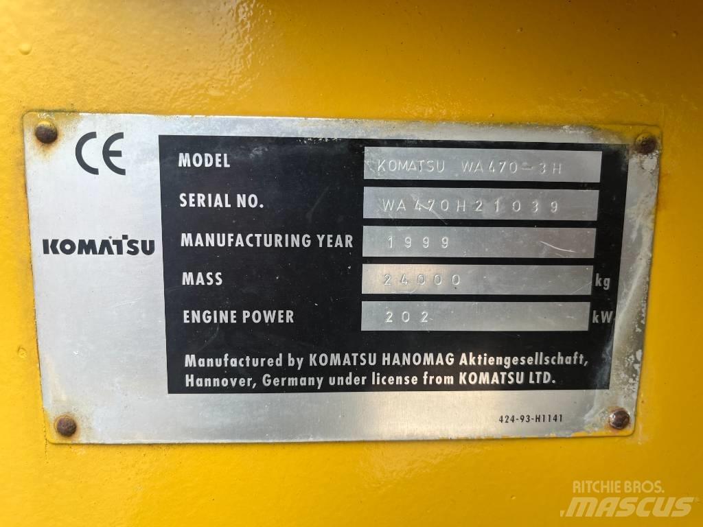 Komatsu WA 470-3H Kolesni nakladalci