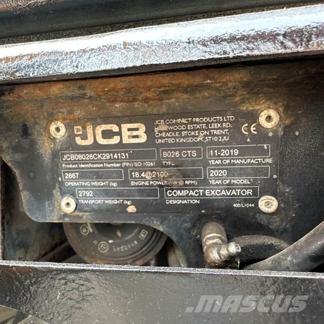 JCB 8026 Mini bagri <7t