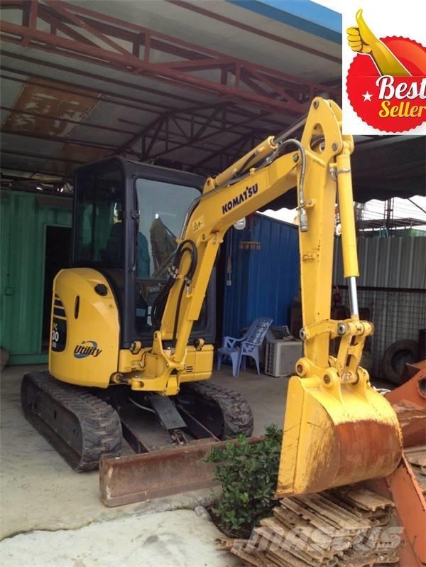 Komatsu PC 30 Mini bagri <7t
