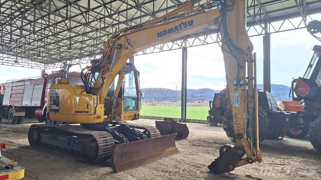 Komatsu PC 138US-8 Bagri goseničarji