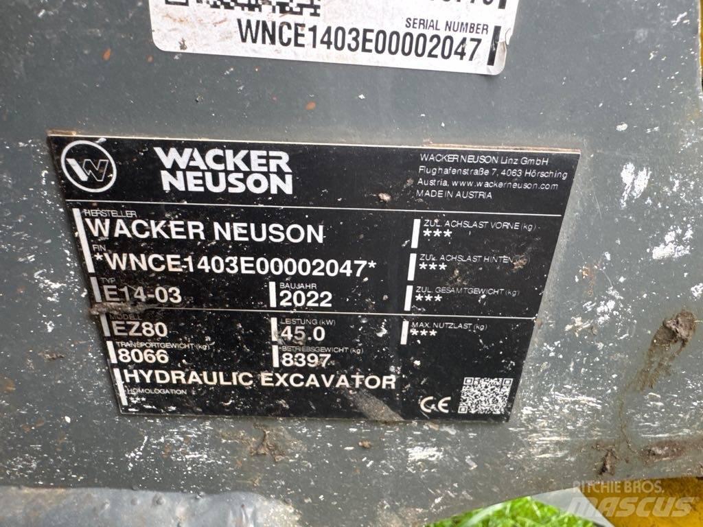 Wacker Neuson EZ80 Bagri goseničarji