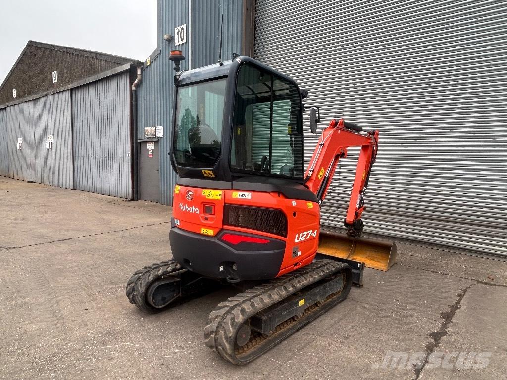 Kubota U27-4 Mini bagri <7t