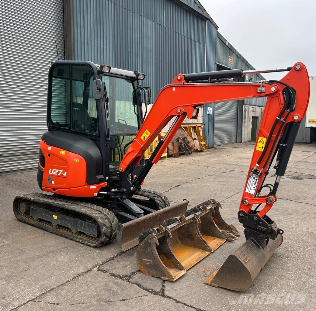 Kubota U27-4 Mini bagri <7t