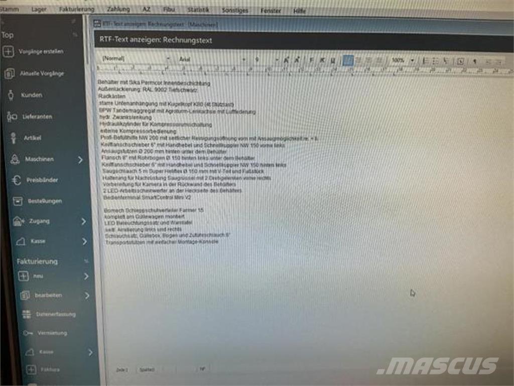 Kotte VT 19.700 Cisterne za gnojnico