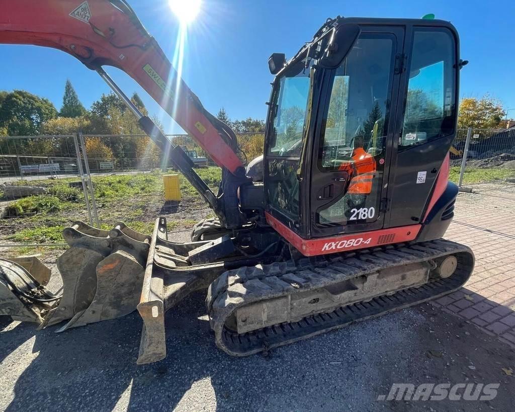 Kubota KX-080-4 Mini bagri <7t