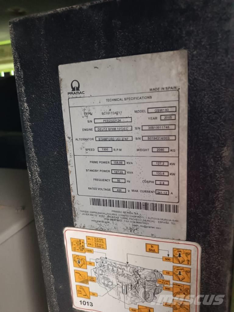 Pramac GSW 160 Dizelski agregati