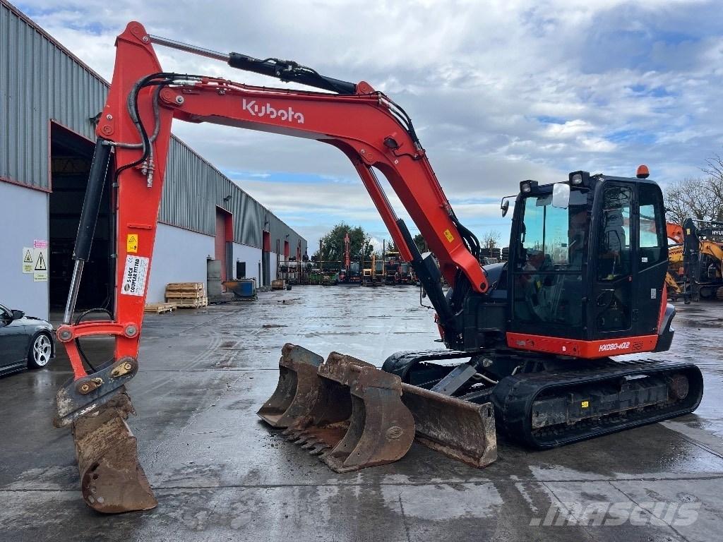 Kubota KX 080-4 Midi bagri 7t – 12t