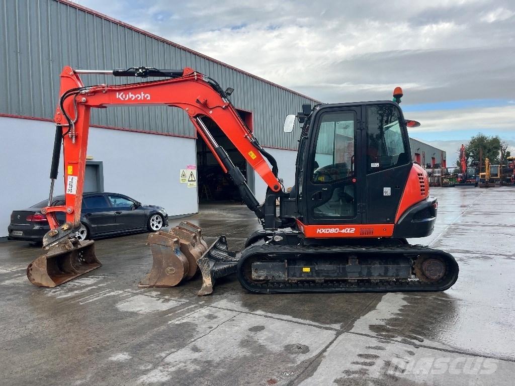 Kubota KX 080-4 Midi bagri 7t – 12t
