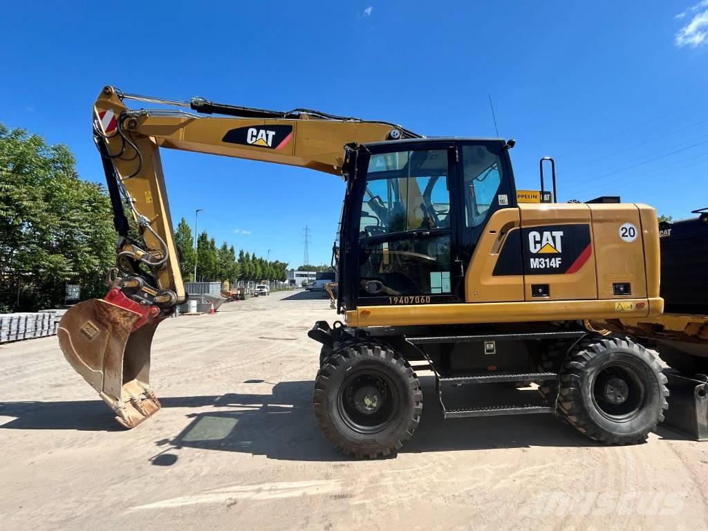 CAT M 314 F Bagri na kolesih