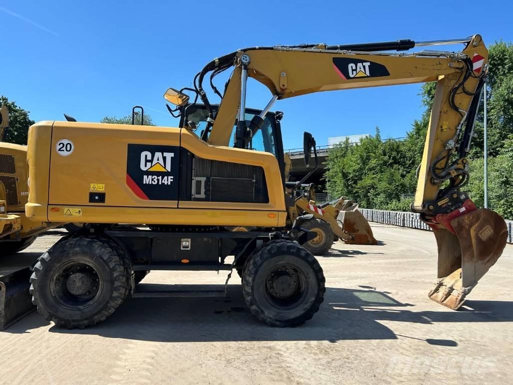 CAT M 314 F Bagri na kolesih