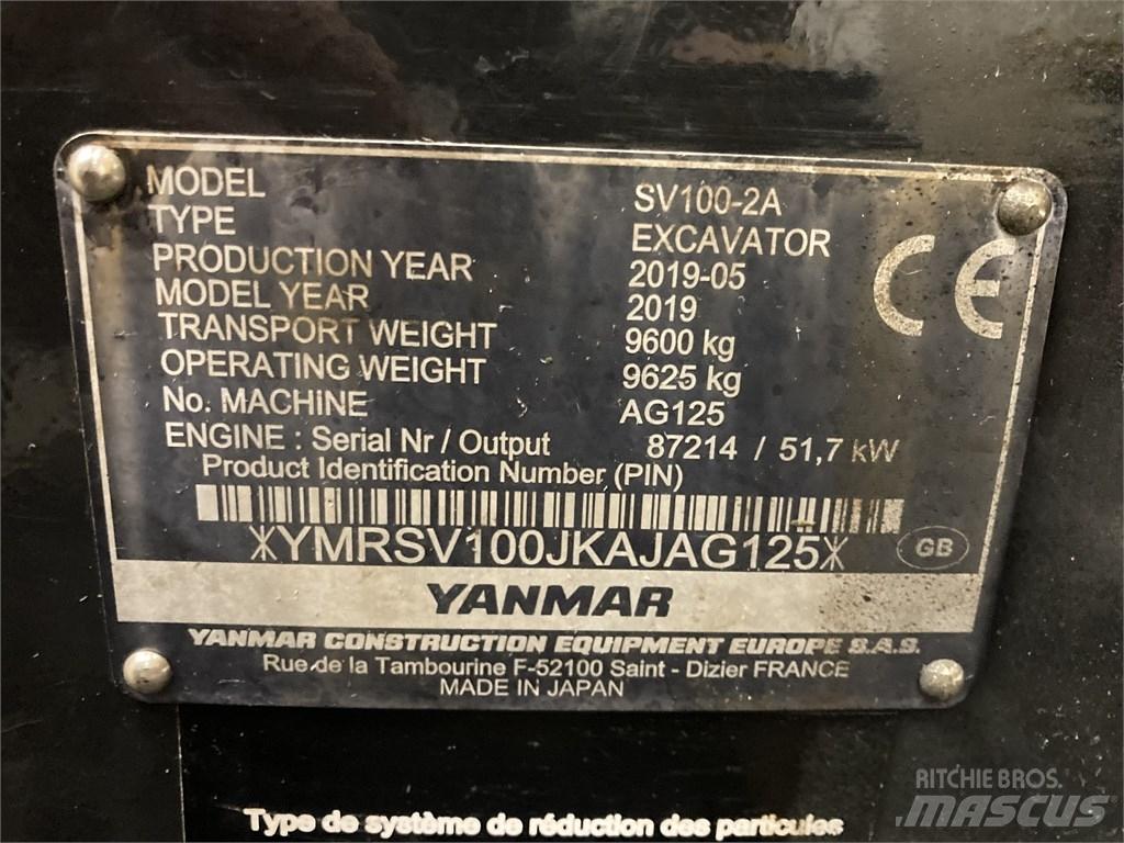 Yanmar SV 100-2A Midi bagri 7t – 12t