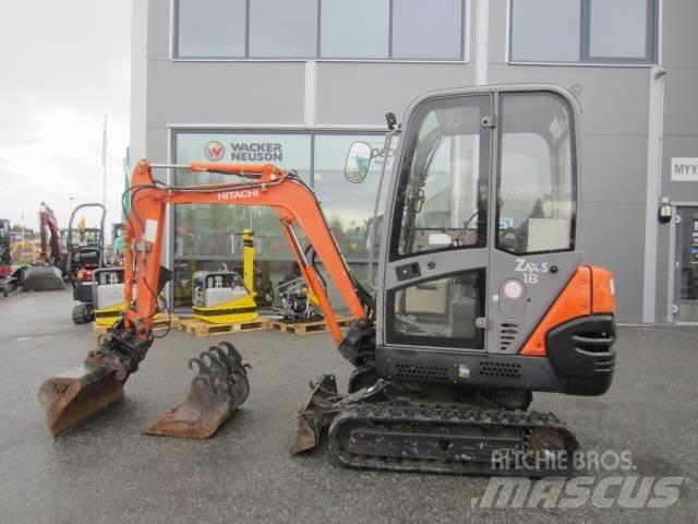 Hitachi ZX 18 Mini bagri <7t