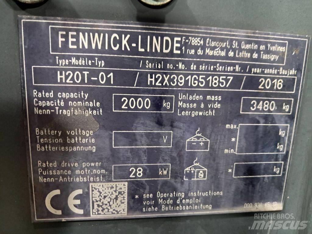 Linde H20T-01 Plinski viličarji