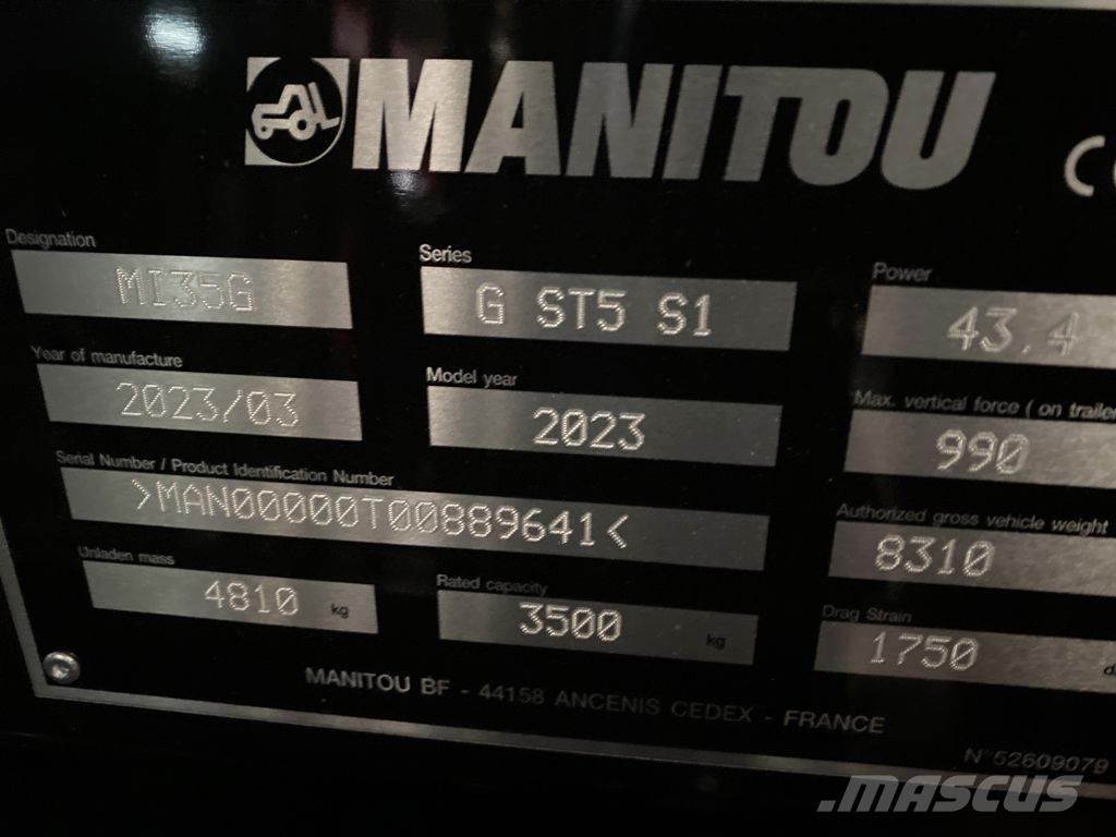 Manitou MI35G Plinski viličarji