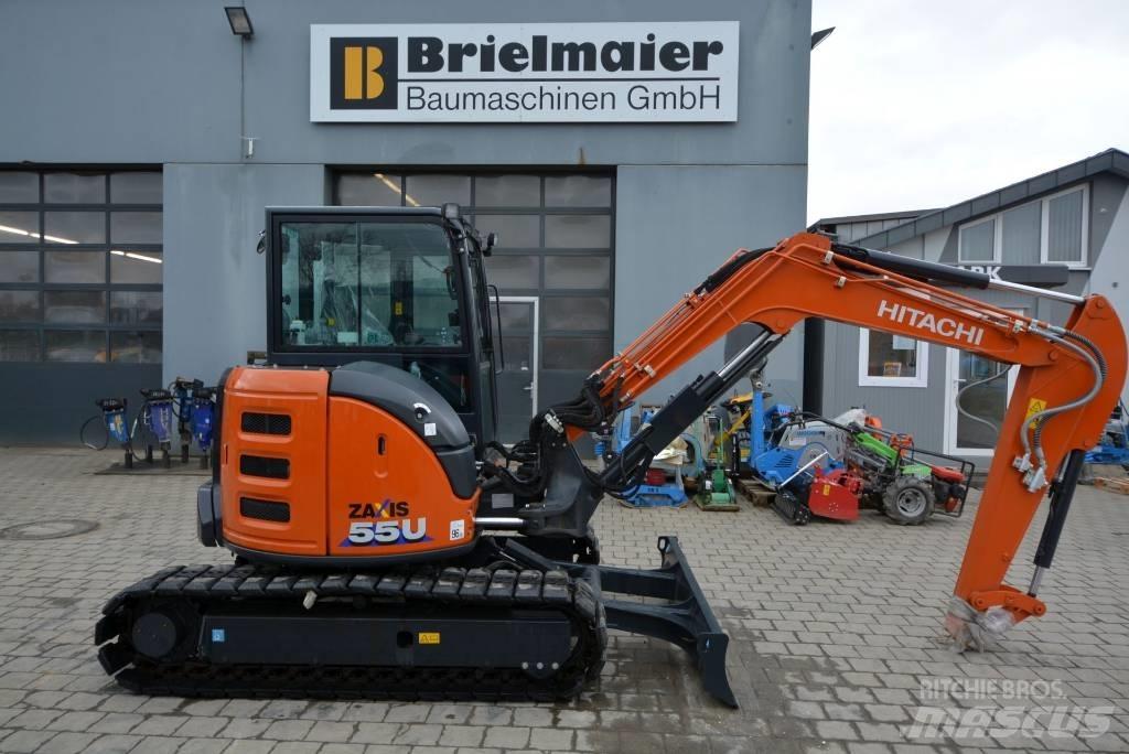 Hitachi ZX 55 U-6P Mini bagri <7t