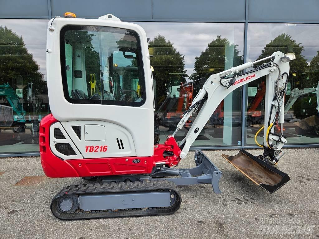 Takeuchi TB 216 Mini bagri <7t