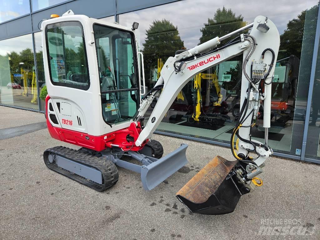 Takeuchi TB 216 Mini bagri <7t