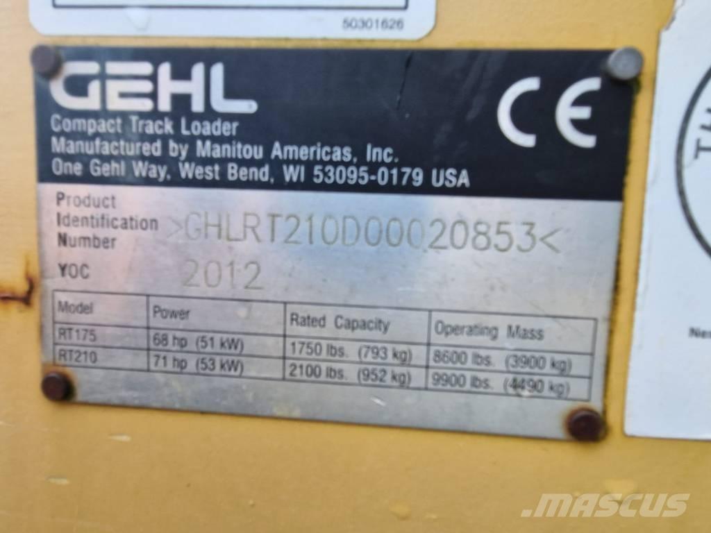 Gehl RT 210 Nakladalci goseničarji