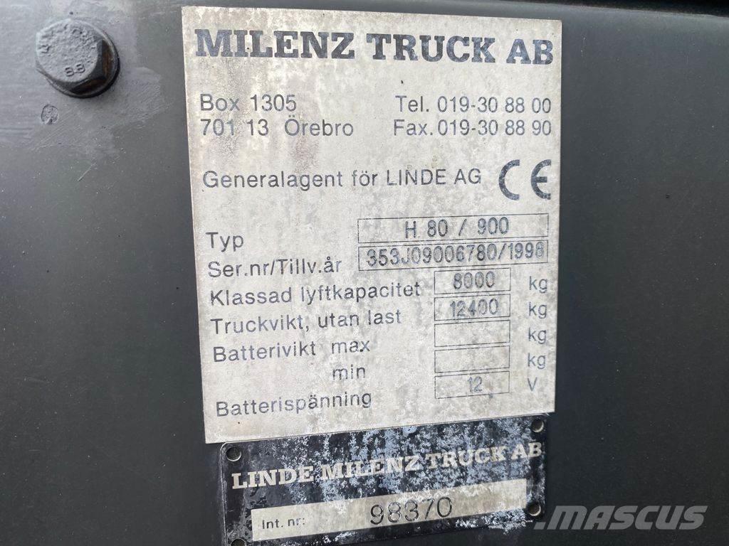 Linde H80D/900 Dizelski viličarji