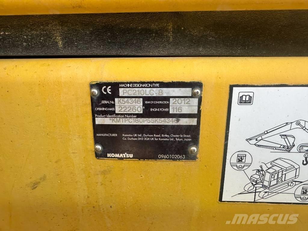 Komatsu PC 210 LC-8 Bagri goseničarji