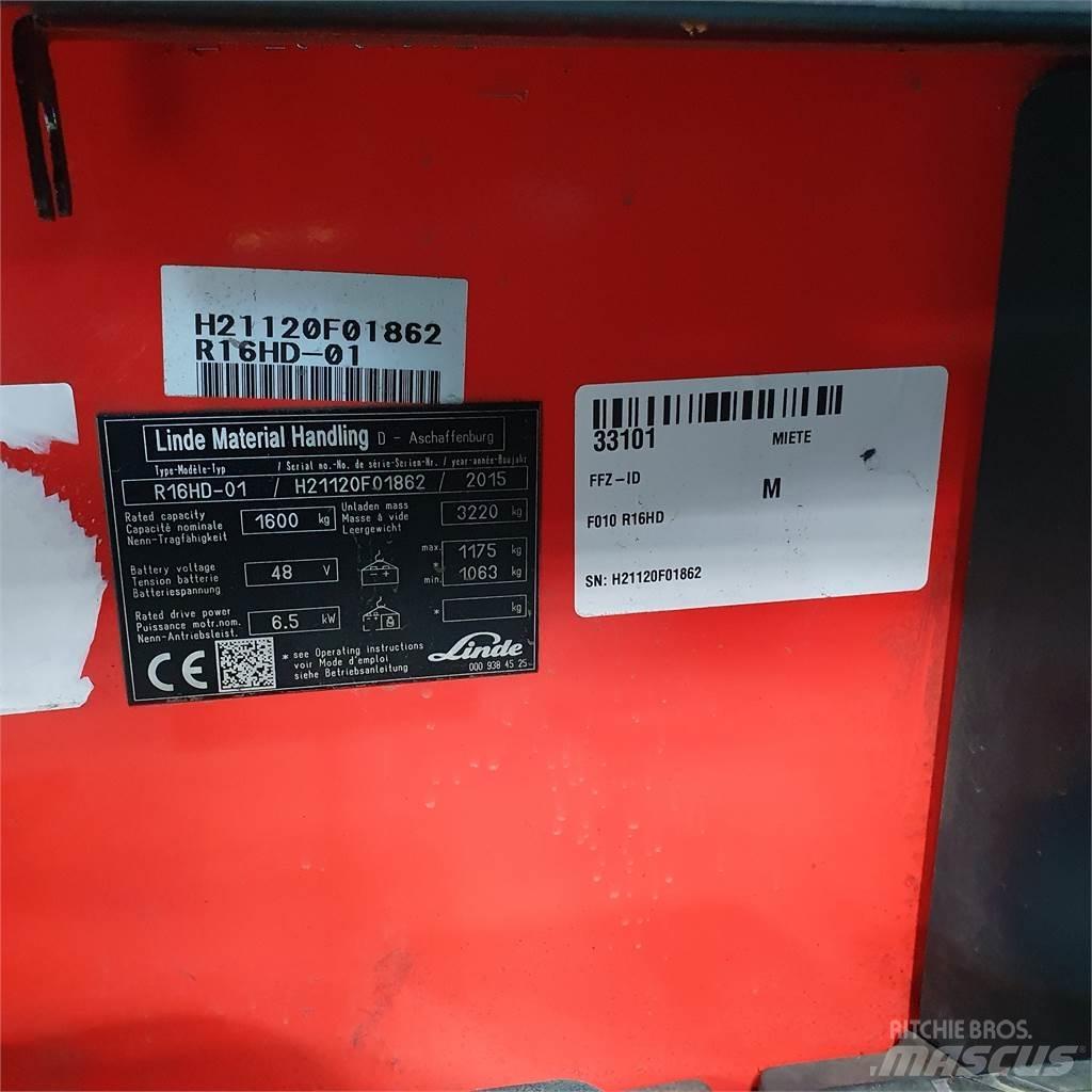 Linde R16HD Viličarji s pomičnim teleskopom