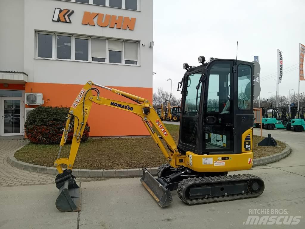 Komatsu PC 16 R-3HS Mini bagri <7t