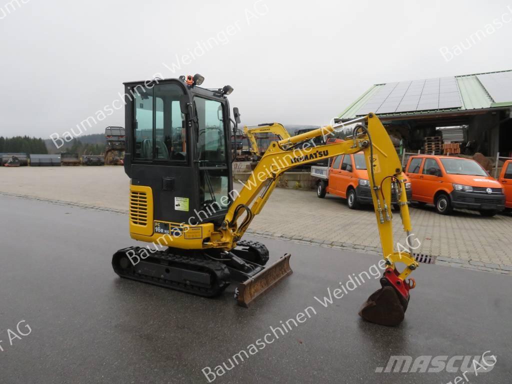 Komatsu PC 16 Mini bagri <7t