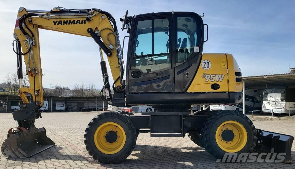 Yanmar B 95 W Bagri na kolesih