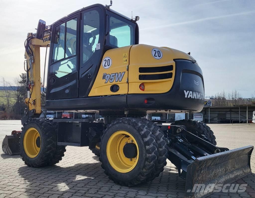 Yanmar B 95 W Bagri na kolesih