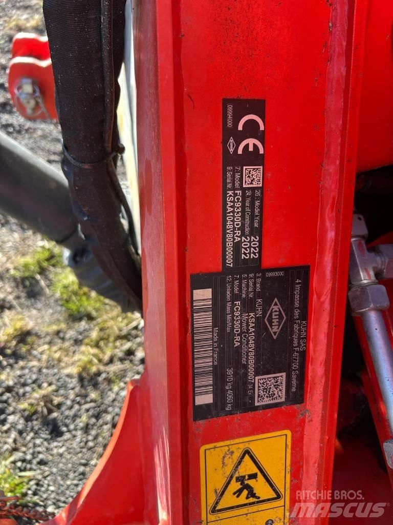 Kuhn FC 9330 D-RA Priključne in vlečne kosilnice
