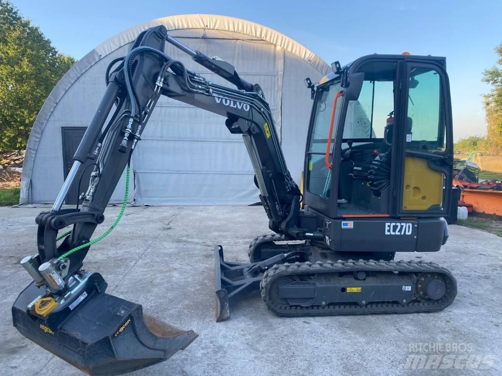 Volvo EC 27 D Mini bagri <7t