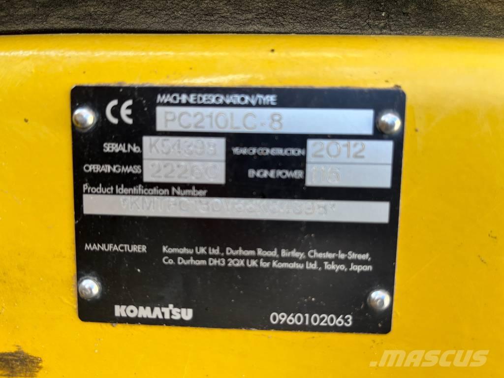 Komatsu PC 210 LC-8 Bagri goseničarji