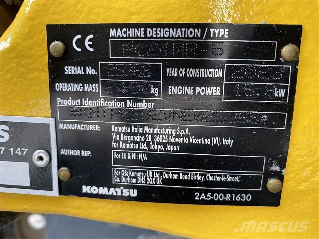 Komatsu PC24MR-5 Bagri na kolesih