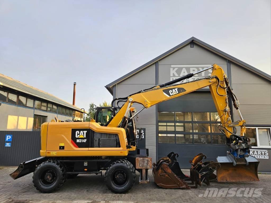 CAT M 314 Bagri na kolesih