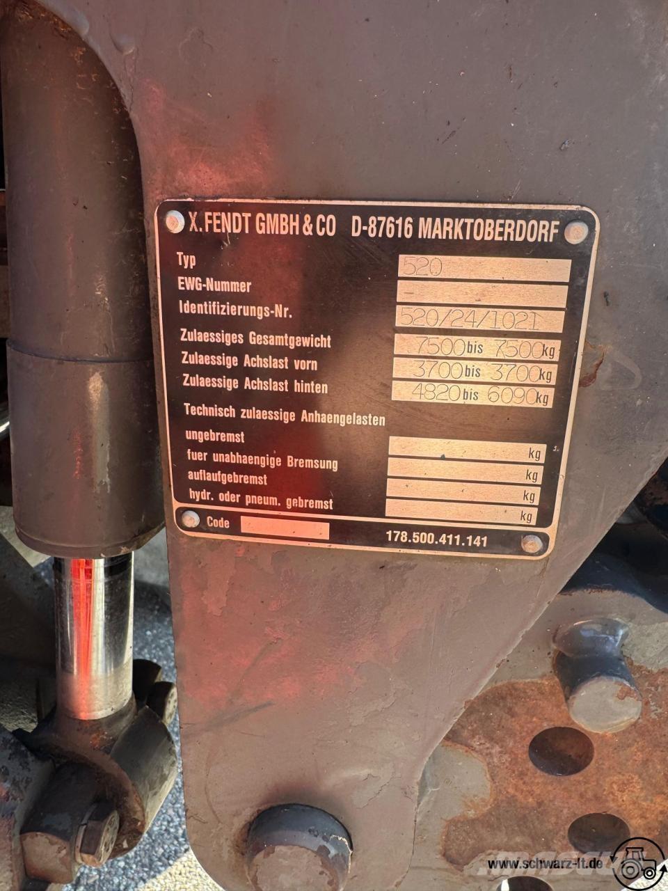 Fendt Xylon 520 Traktorji