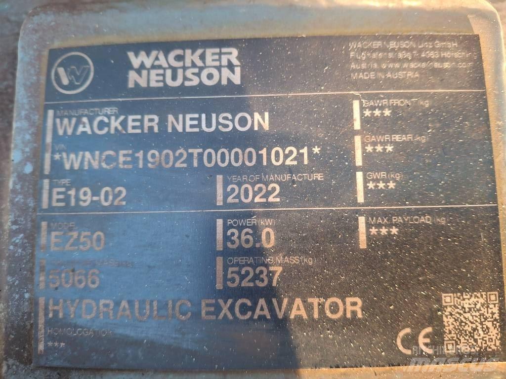 Wacker Neuson EZ50 Bagri goseničarji
