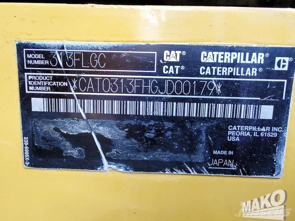 CAT 313 Bagri goseničarji